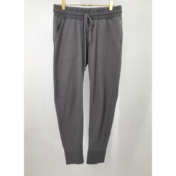 Free People Gray Track Pants - Picture 1 of 8